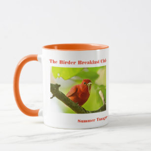 Nature Photography Summer Tanager Birder Mug
