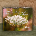 Nature Photography with Inspirational Scripture  Calendar<br><div class="desc">Fill your year with inspirational Scripture overlaid on beautiful scenes from nature. Every month is a new verse and the photo is themed to suit the season. Customize the year's date on the calendar face to stay current. Photography and design ©Vann-Horn Creative Photo & Designs.</div>
