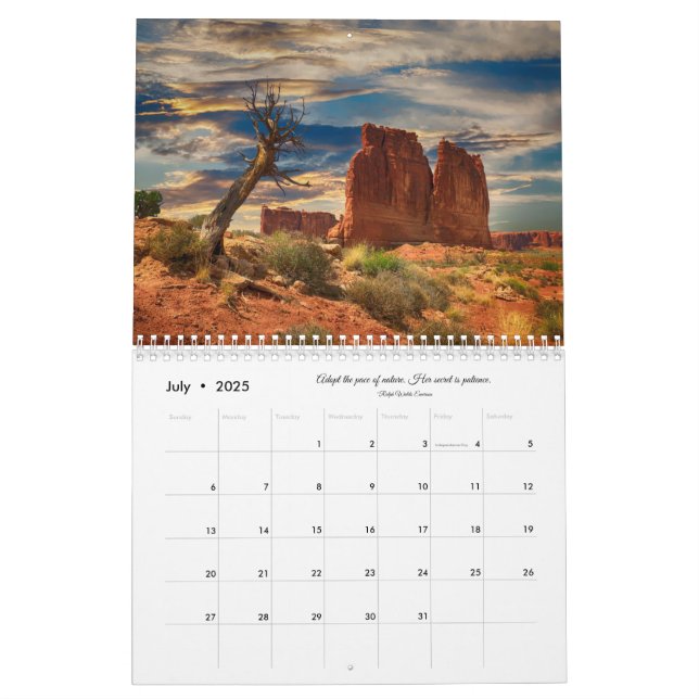 nature-photos-inspirational-quotes-12-month-calendar-zazzle