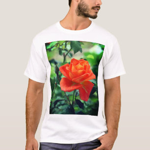 Nature Pink Rose Flower-46458 T-Shirt