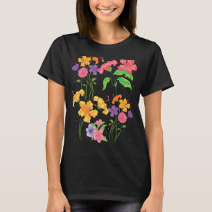 Nature Plant Botany Flower Blossoms Gardener Botan T-Shirt