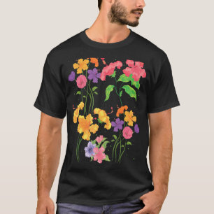 Nature Plant Botany Flower Blossoms Gardener Botan T-Shirt