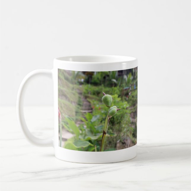 Nature plants photography beach water travel name coffee mug (Left)