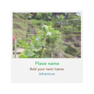 Nature plants photography beach water travel name metal print