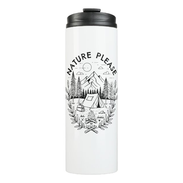 Nature Please Thermal Tumbler (Front)