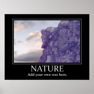 Nature poster Inspiration / motivation
