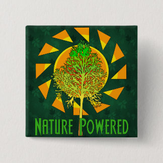 Nature Powered Button