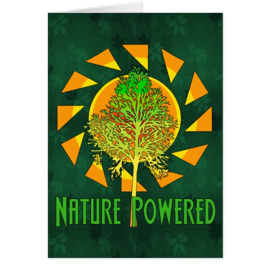 Nature Powered Card