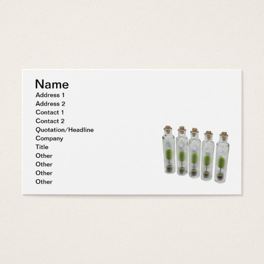 Nature Preserve Jars Business Card