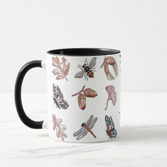 Nature print mug (Left)
