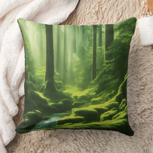 Nature printed Pillow  Poufs