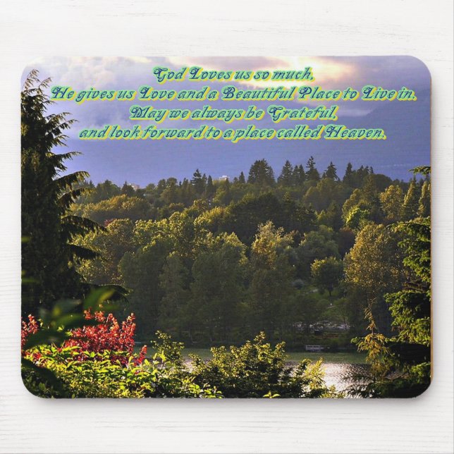 Nature prints mouse pad (Front)