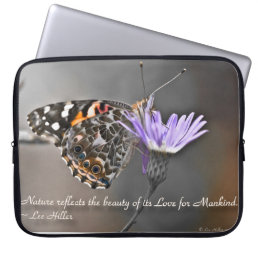 Nature reflects the Beauty of its... Laptop Sleeve