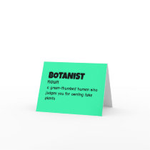 Nature Researcher Funny Definition Thank You Card