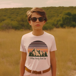 Nature Road Trip Green Forest Cool Custom Kids T-Shirt