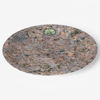 Nature Rock Photo Geology Texture Paper Plates by KreaturRock at Zazzle