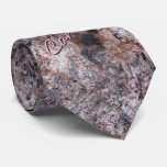 Nature Rock Texture Pink Candy Tie at Zazzle