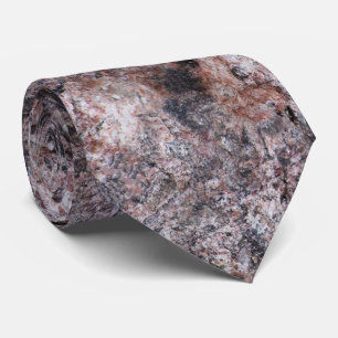 Nature Rock Texture Pinkish Tie