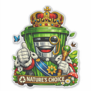 Nature’s Choice - Wheelie Bin Waterproof Sticker
