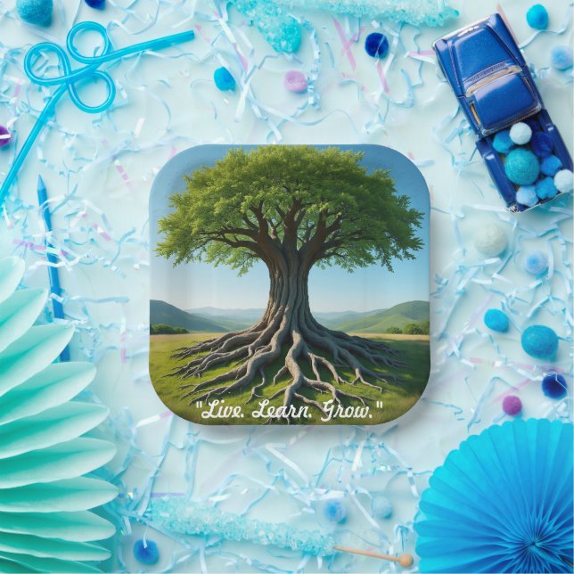 "Nature’s Eternal Symbol" Paper Plates (Party)