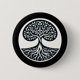 Nature’s Interconnectedness Sticker - Tree of Life Button