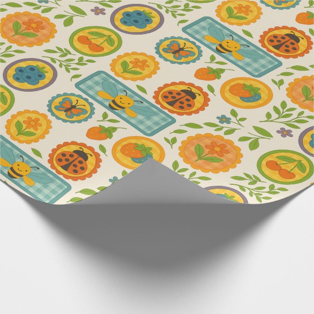 Nature’s little wonders wrapping paper (Corner)