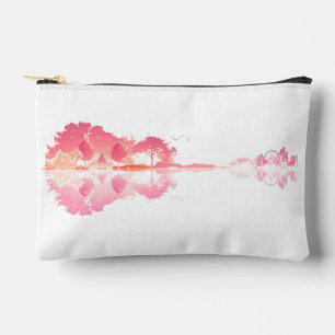 Nature’s Song: Forest Landscape Guitar Art Accessory Pouch