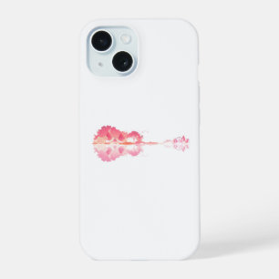 Nature’s Song: Forest Landscape Guitar Art iPhone 15 Case