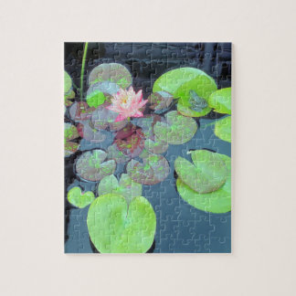 Nature Scene - Frog and Lily Pads Jigsaw Puzzle