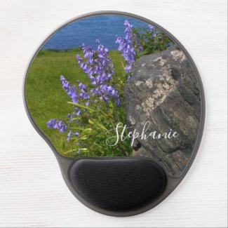 Nature scene gel mouse pad, sea, your own name, gel mouse pad