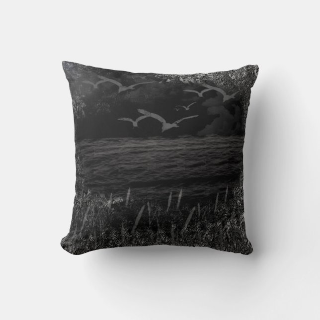 Nature Scene Grade A Cotton Throw Pillow 16x16 (Front)