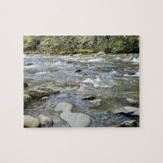 Nature Scene Mountain Stream Jigsaw Puzzle