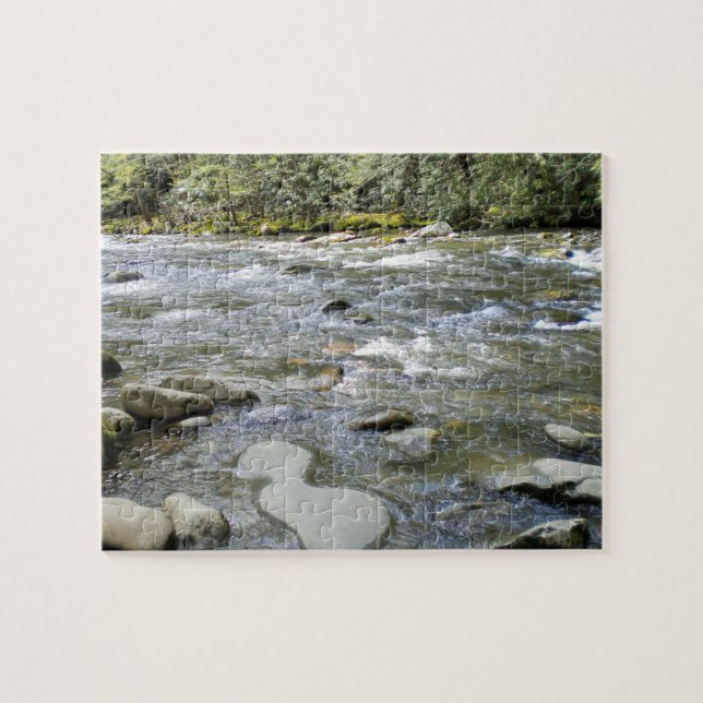 Nature Scene Mountain Stream Jigsaw Puzzle (Horizontal)