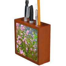 nature scene, writers gift, writers desk, flowers