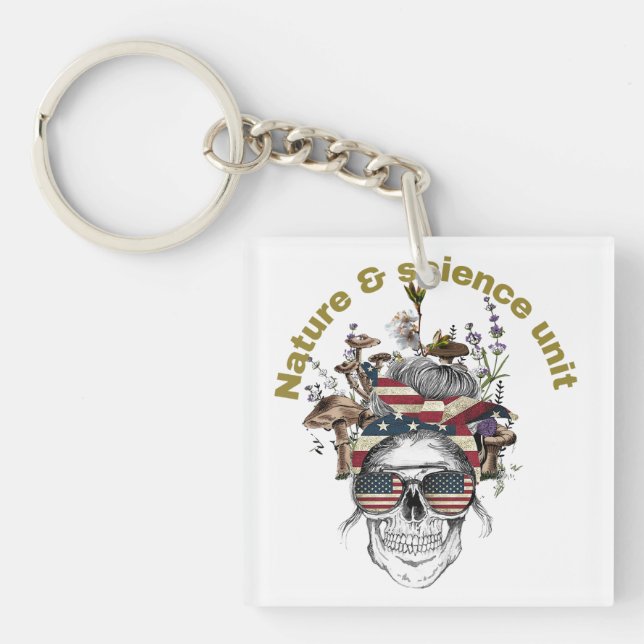 Nature & science unite t-shirt  hoodie keychain (Front)