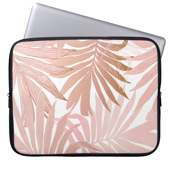 Nature seamless pattern. Hand drawn abstract tropi Laptop Sleeve (Front)
