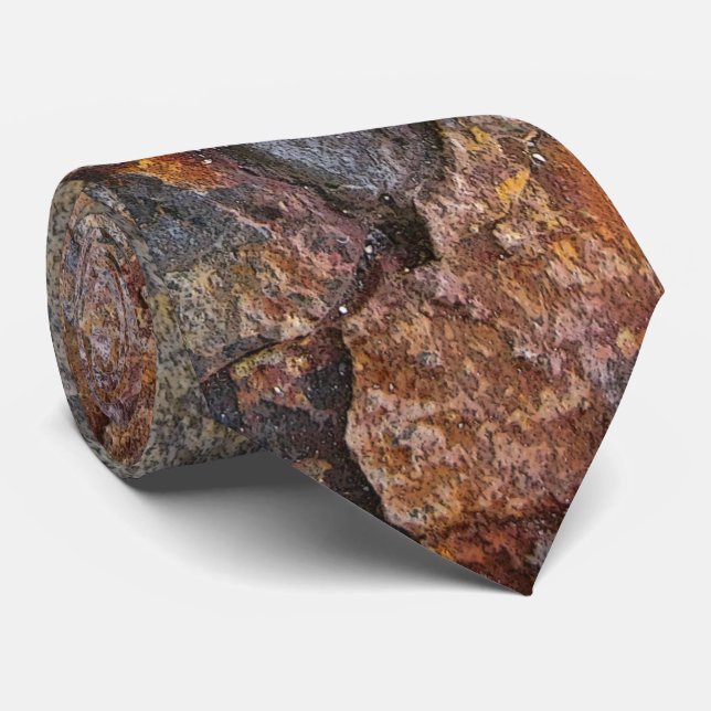 Nature Sedementary Rock Texture Neck Tie (Rolled)