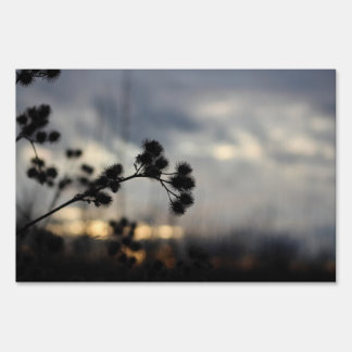 Nature silhouette sign