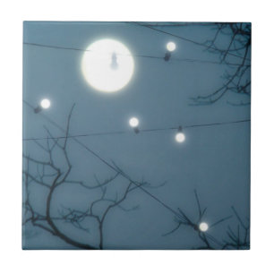 Nature Sky Lights Ceramic Tile