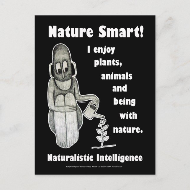 Nature Smart - Blank Postcard (Front)