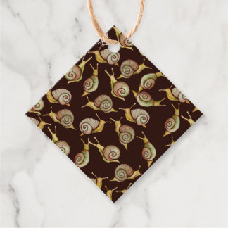 Nature Snail Art                      Favor Tags