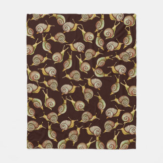 Nature Snail Art                                   Fleece Blanket