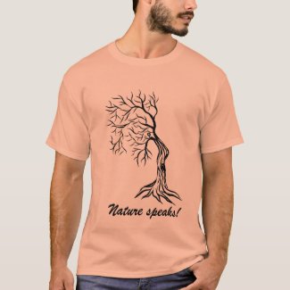 Nature speaks t-shirt by virtue of fashion