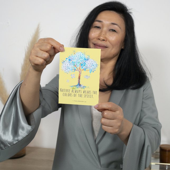 Nature Spirit Emerson Quote Card (Creator Uploaded)