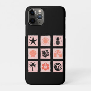 Nature stamp collage iPhone 11 pro case