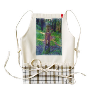 Nature statue zazzle HEART apron