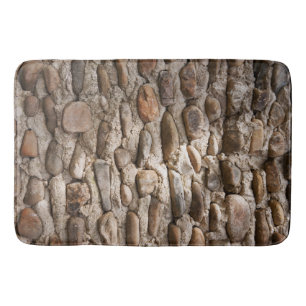 Nature stone texture bath mat