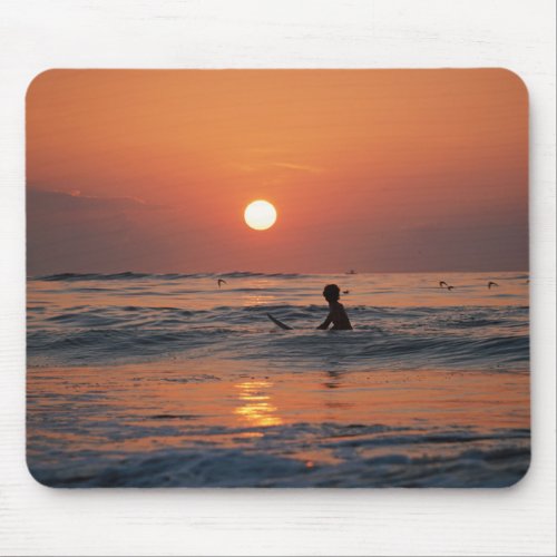 nature sunset mouse pad