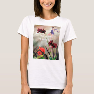 Nature Tee Shirt with Fairy & Flowers
