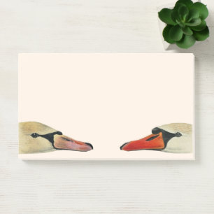 Nature The Many Faces of a Swan Post-it Notes